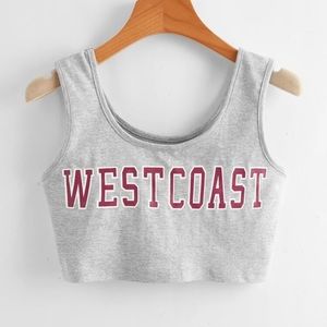 West coast crop tank